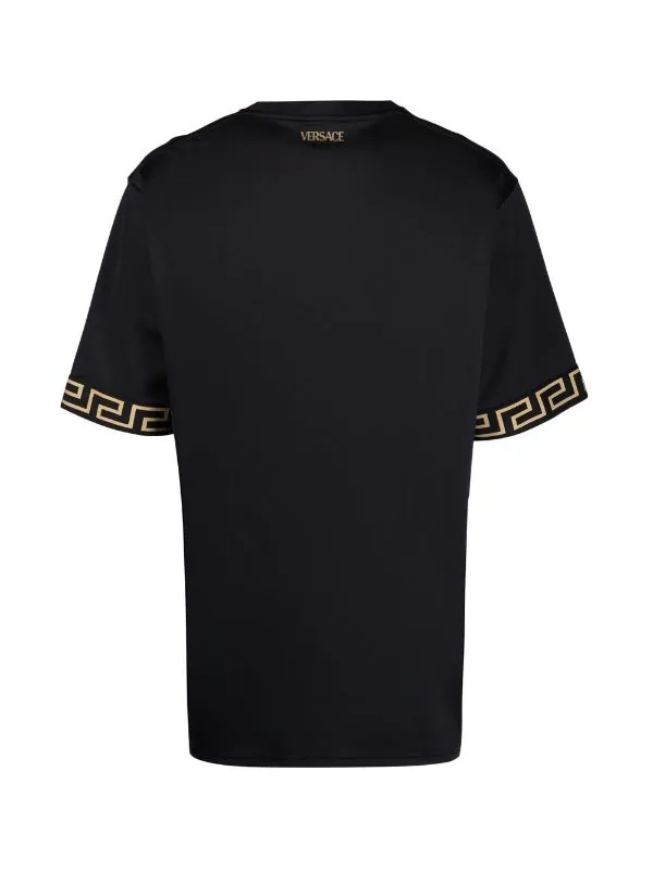 ( Access Edit ) Versace T-shirt à Motif Greca Homme 2 ( Access Edit ) Versace T-shirt à Motif Greca Homme – Image 2