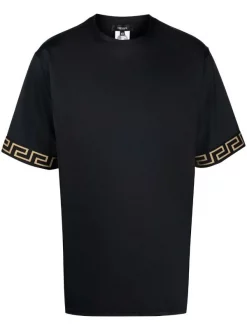 ( Access Edit ) Versace T-shirt à Motif Greca Homme