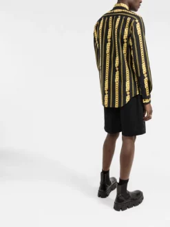 ( Nouvelle Collection ) Versace Chemise à Imprimé Barocco Homme -Pas Cher Versace Boutique 17335340 743b1155 f873 46a4 8e90 a257972ab0f3 600