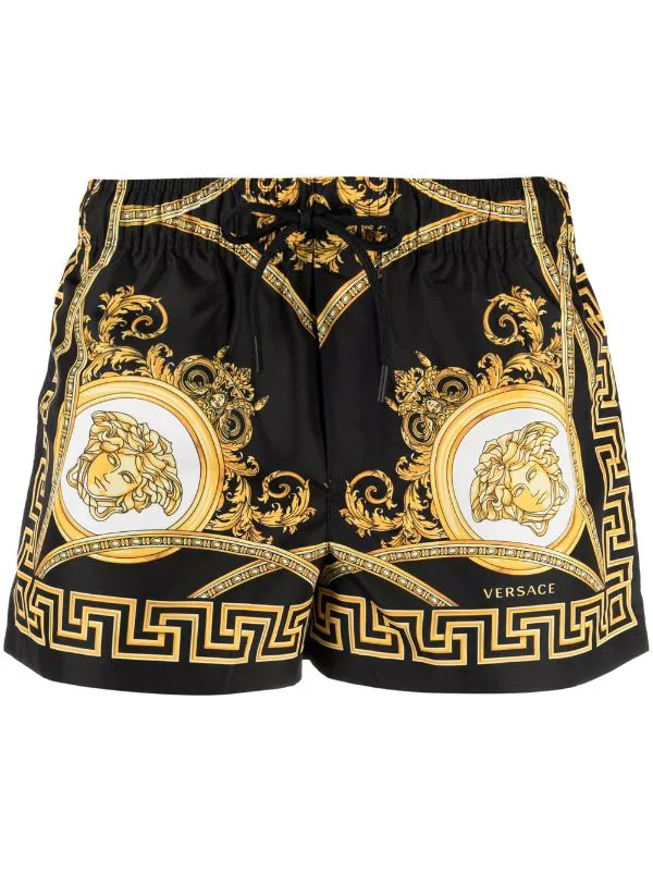 Versace Short De Bain à Logo Medusa Imprimé Homme 1 Versace Short De Bain à Logo Medusa Imprimé Homme