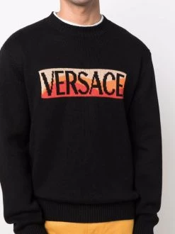 ( Nouvelle Collection ) Versace Pull à Logo En Intarsia 1B000 9 ( Nouvelle Collection ) Versace Pull à Logo En Intarsia 1B000 -Pas Cher Versace Boutique 17336089 37710165 600