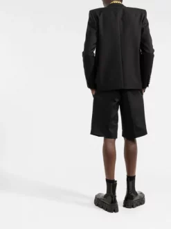 ( Nouvelle Collection ) Versace Short Chino à Imprimé La Greca 1B000 BLACK -Pas Cher Versace Boutique 17336091 9135bbb4 6320 4a04 b944 6c1e12a18295 600