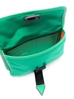 ( Nouvelle Collection ) Versace 1G57P BRIGTHGREEN/PALLADIUM Petite Sacoche La Medusa Homme -Pas Cher Versace Boutique 17336106 36573715 600