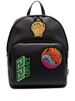 ( Nouvelle Collection ) Versace Sac à Dos La Medusa En Cuir Homme