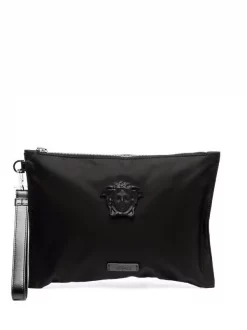 ( Nouvelle Collection ) Versace Pochette à Motif Medusa Homme