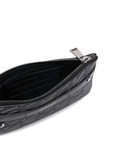 ( Nouvelle Collection ) Versace Sac Archi à Imprimé Géométrique 5B05E Black+Gray-Ruthenium -Pas Cher Versace Boutique 17336118 36613401 600