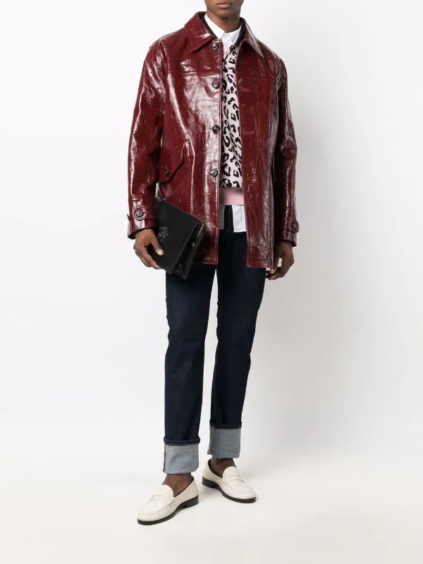 Versace Jean Slim à Taille Mi-haute 1D100 DARK BLUE 2 Versace Jean Slim à Taille Mi-haute 1D100 DARK BLUE – Image 2