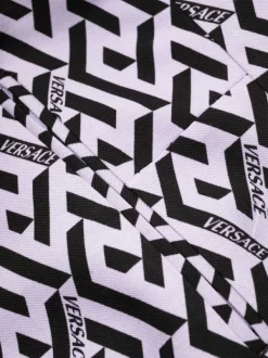 ( Nouvelle Collection ) Versace Pantalon De Costume La Greca 5L160 ORCHID + BLACK -Pas Cher Versace Boutique 17336135 5055707a c747 4fa1 84ba 552b126214c0 600