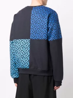 ( Nouvelle Collection ) Versace Sweat à Imprimé La Greca 5U040 BLUE NAVY+PRINT 8 ( Nouvelle Collection ) Versace Sweat à Imprimé La Greca 5U040 BLUE NAVY+PRINT -Pas Cher Versace Boutique 17336140 36060844 600
