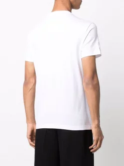 ( Nouvelle Collection ) Versace T-shirt En Coton à Logo Brodé Homme -Pas Cher Versace Boutique 17336144 36963885 600