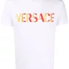 ( Nouvelle Collection ) Versace T-shirt En Coton à Logo Brodé Homme