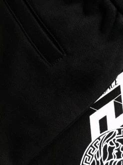 ( Positively Conscious ) Versace 1B000 BLACK Pantalon De Jogging à Détail Greca Homme -Pas Cher Versace Boutique 17336145 36570275 600