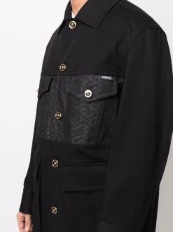 ( Nouvelle Collection ) Versace Surchemise à Design à Empiècements Homme -Pas Cher Versace Boutique 17336147 37709501 600