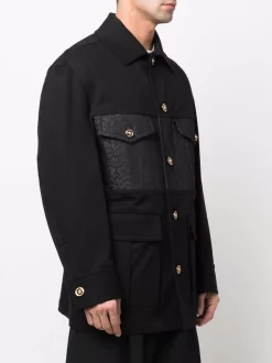 ( Nouvelle Collection ) Versace Surchemise à Design à Empiècements Homme -Pas Cher Versace Boutique 17336147 37710197 600