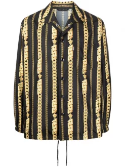 ( Nouvelle Collection ) Versace Surchemise à Imprimé Graphique Homme