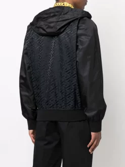 ( Nouvelle Collection ) Versace 1B000 BLACK Veste à Imprimé Greca Homme -Pas Cher Versace Boutique 17336151 37220062 600