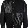 Versace Veste Bomber à Design à Empiècements Homme