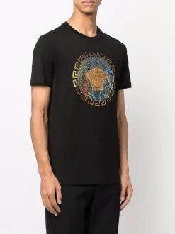( Positively Conscious ) Versace T-shirt à Motif Medusa Homme -Pas Cher Versace Boutique 17336154 37173609 600