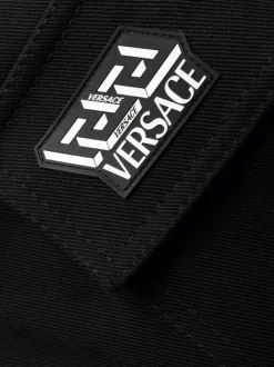 ( Nouvelle Collection ) Versace Pantalon Droit à Patch Greca Homme -Pas Cher Versace Boutique 17336160 38091851 600