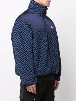 ( Nouvelle Collection ) Versace 2B100 BLACK LIGHT BLUE Veste En Polaire à Imprimé Graphique Homme 7 ( Nouvelle Collection ) Versace 2B100 BLACK LIGHT BLUE Veste En Polaire à Imprimé Graphique Homme -Pas Cher Versace Boutique 17336163 37711069 600