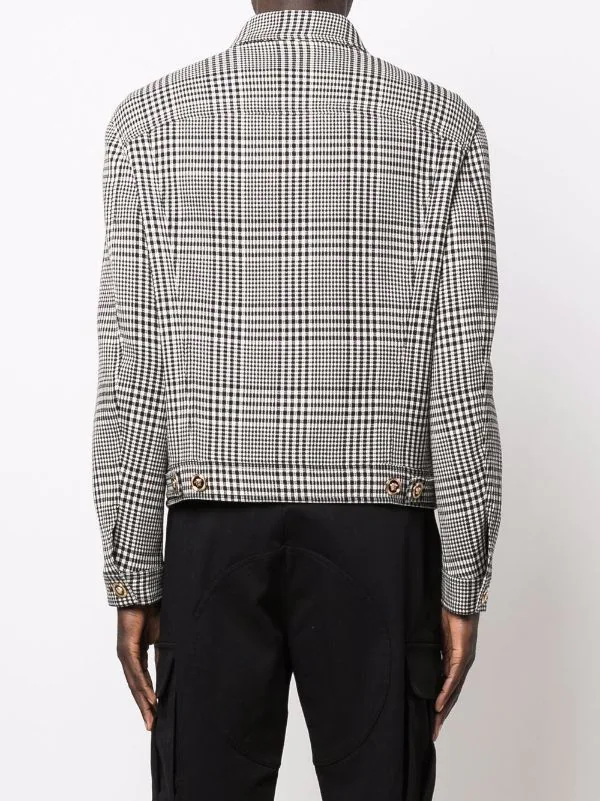 ( Nouvelle Collection ) Versace Surchemise à Carreaux Vichy Homme 4 ( Nouvelle Collection ) Versace Surchemise à Carreaux Vichy Homme – Image 4