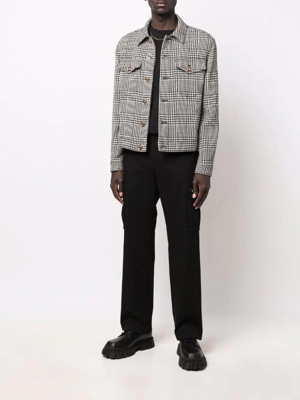 ( Nouvelle Collection ) Versace Surchemise à Carreaux Vichy Homme 2 ( Nouvelle Collection ) Versace Surchemise à Carreaux Vichy Homme – Image 2