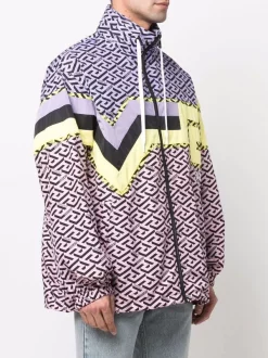 ( Nouvelle Collection ) Versace 5P210 CANDY + BLACK Veste Légère à Motif Greca Homme -Pas Cher Versace Boutique 17336171 37886857 600