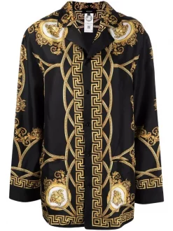 ( Nouvelle Collection ) Versace Haut De Pyjama à Imprimé Baroque Homme