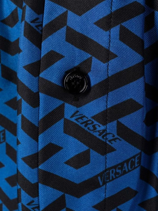 ( Nouvelle Collection ) Versace Pantalon De Pyjama En Coton à Imprimé Géométrique Homme 3 ( Nouvelle Collection ) Versace Pantalon De Pyjama En Coton à Imprimé Géométrique Homme – Image 3