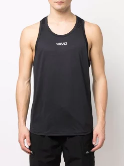 ( Nouvelle Collection ) Versace Débardeur à Logo Imprimé Homme -Pas Cher Versace Boutique 17336245 38093432 600