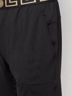 ( Nouvelle Collection ) Versace 1B000 BLACK Pantalon De Jogging à Détails Greca Homme -Pas Cher Versace Boutique 17336248 37714377 600