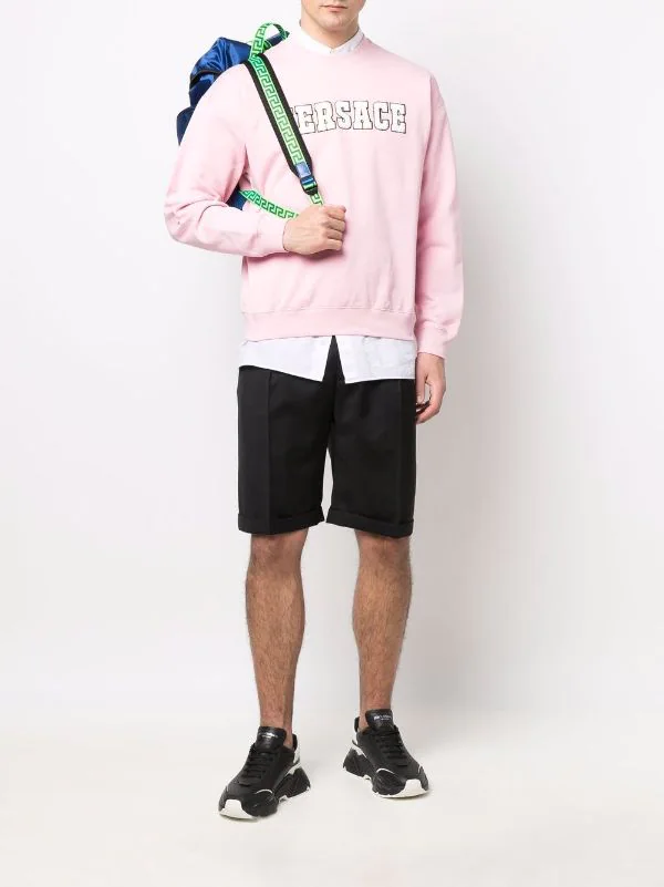 ( Nouvelle Collection ) Versace Sweat à Patch Logo En Chenille Homme 2 ( Nouvelle Collection ) Versace Sweat à Patch Logo En Chenille Homme – Image 2