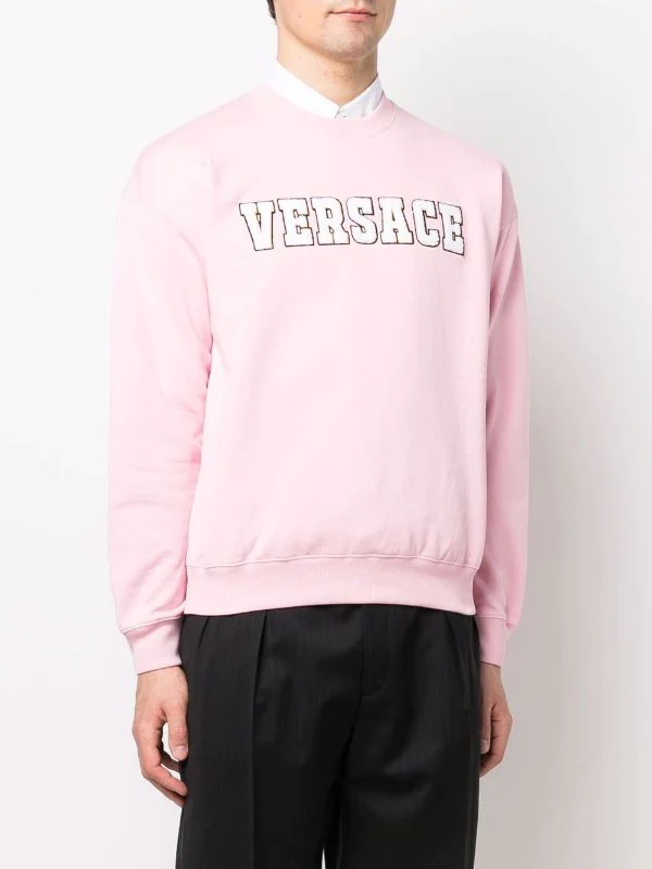 ( Nouvelle Collection ) Versace Sweat à Patch Logo En Chenille Homme 3 ( Nouvelle Collection ) Versace Sweat à Patch Logo En Chenille Homme – Image 3
