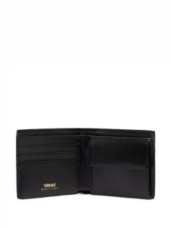 ( Nouvelle Collection ) Versace Portefeuille Pliant à Imprimé Chaîne Homme -Pas Cher Versace Boutique 17336260 37679058 600