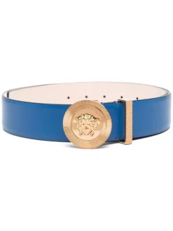 ( Nouvelle Collection ) Versace Ceinture à Plaque Medusa Homme