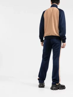 ( Nouvelle Collection ) Versace 2U850 NAVY+BEIGE Veste à à Empiècements Contrastants Homme -Pas Cher Versace Boutique 17336272 e39ef04b 8e63 4d6f bc10 cd702d29b235 600