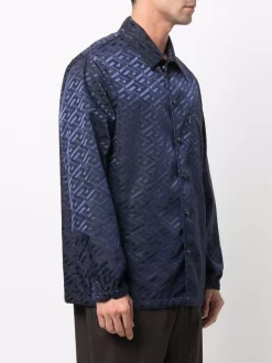 ( Nouvelle Collection ) Versace 1U830 NAVY Surchemise à Imprimé Greca Homme 7 ( Nouvelle Collection ) Versace 1U830 NAVY Surchemise à Imprimé Greca Homme -Pas Cher Versace Boutique 17336273 37003666 600