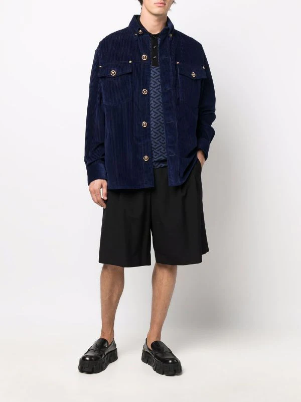 ( Nouvelle Collection ) Versace Veste à Effet Velours Côtelé Homme 2 ( Nouvelle Collection ) Versace Veste à Effet Velours Côtelé Homme – Image 2