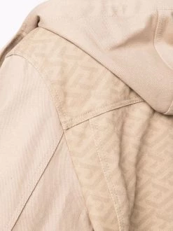 ( Nouvelle Collection ) Versace 2K250 BEIGE+PRINT Manteau à Empiècements Contrastants Homme -Pas Cher Versace Boutique 17336279 37698205 600