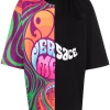 ( Nouvelle Collection ) Versace T-shirt Oversize à Empiècements Contrastants Homme