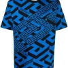 ( Nouvelle Collection ) Versace T-shirt à Imprimé La Greca Homme