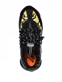 ( Access Edit ) Versace Baskets Chain Reaction à Semelle épaisse Homme -Pas Cher Versace Boutique 17336298 37851792 600