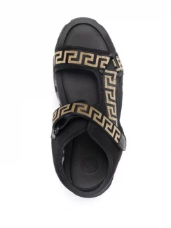( Nouvelle Collection ) Versace Sandales Greca à Attache Scratch Homme -Pas Cher Versace Boutique 17336306 37134443 600