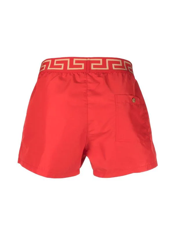 Versace Short De Bain à Logo Greca A9X2 RED GOLD 2 Versace Short De Bain à Logo Greca A9X2 RED GOLD – Image 2