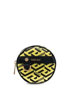 ( Nouvelle Collection ) Versace Sac Banane La Greca Signature 5Y09V PINEAPPLE+BLACK+ORO VERSACE