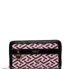 ( Nouvelle Collection ) Versace Portefeuille En Cuir à Imprimé Greca Femme