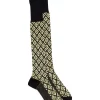 ( Nouvelle Collection ) Versace 2B870 Chaussettes à Motif Greca Femme