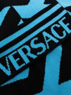 ( Nouvelle Collection ) Versace écharpe La Greca En Maille Homme -Pas Cher Versace Boutique 17337396 36003057 600