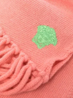 ( Nouvelle Collection ) Versace 1R380 CORAL écharpe à Patch Medusa Head Femme -Pas Cher Versace Boutique 17338012 36572354 600