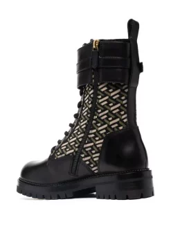 Versace 5B15V Bottines La Greca à Motif Monogrammé Femme 6 Versace 5B15V Bottines La Greca à Motif Monogrammé Femme -Pas Cher Versace Boutique 17339950 35765764 600